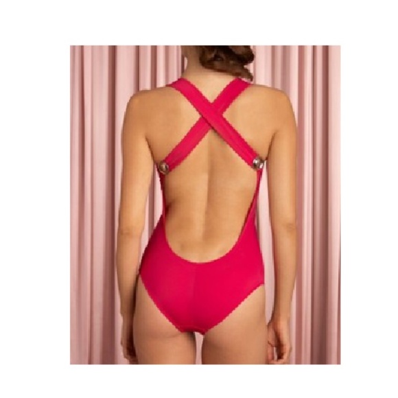 Agent Provocateur Janine Swimsuit Pink Full Body New - Picture 4 of 5